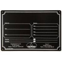Sattlerei Büttner Stalltafel Tom Büttner schwarz