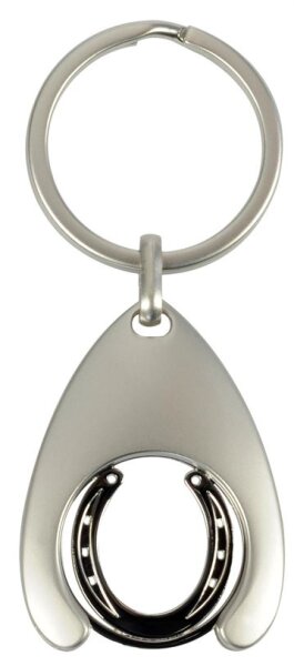 happyROSS Chiphalter mit Chip "Hufeisen" silber