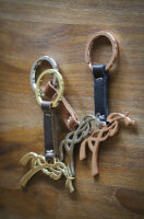 Penelope Schlüsselanhänger schwarz/rosegold