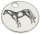 happyROSS Chip am Karabiner silber