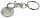 happyROSS Chip am Karabiner silber