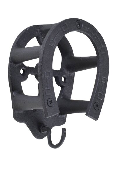 Trensenhalter Hufeisen Guss