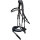 Schockemöhle Sports Anatomische Trense Malibu Lack XWB schwarz-weiß
