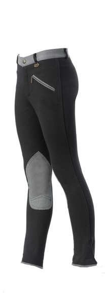 USG Kinderreithose Emilia Wide Fit 134 schwarz