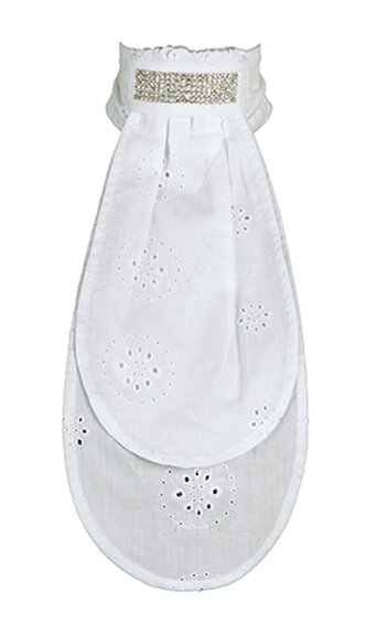 HKM Plastron Abby UNI weiß