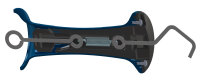AKO PREMIUM Torgriff blau