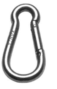 Karabinerhaken messing