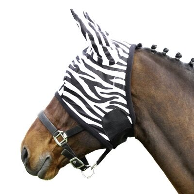 Fliegenmaske Zebra