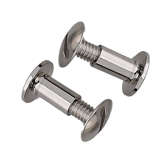 Westernimports Chicago-Schrauben long L silber