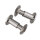 Westernimports Chicago-Schrauben long L silber