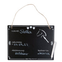 HKM Hobby Horsing Stallschild schwarz