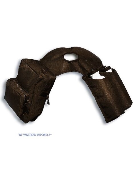 Doppelpacktasche m. 2 Trinkfl.
