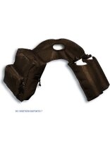 Westernimports Doppelpacktasche m. 2 Trinkfl. braun
