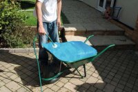 Kerbl Wasserbehälter für Schubkarren blau