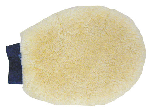 HKM Putzhandschuh Lammfell natur