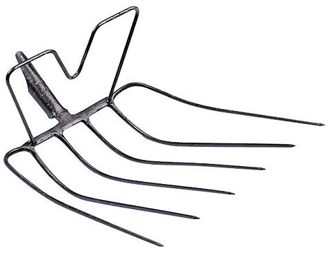 Kerbl Häckselgabel schwarz