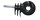 AKO Easy Drill Ringisolator 75 St. schwarz