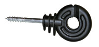 AKO Ringisolator mit kurzer Stütze schwarz
