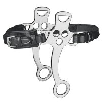 Waldhausen Hackamore mit Ledernaseriemen WB schwarz