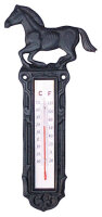 HKM Thermometer Gusseisen schwarz