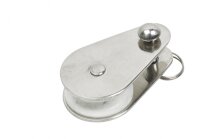 Busse Seilrolle für Doppellonge silber