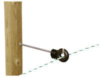 AKO Langstiel-Ringisolator schwarz