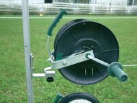 Halter für Pfahlhaspel