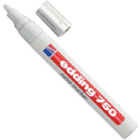 Tafelstift Edding breit weiß