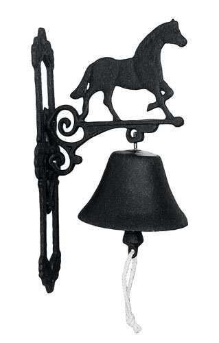 HKM Glocke aus Gußeisen schwarz