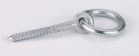 Kerbl Barrenring m.Holzschraube 2 St silber