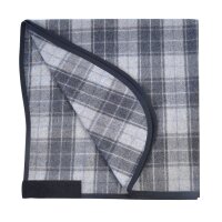 waldhausen Bockdecke Karo grau