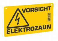 Warnschild  Weidezaun!