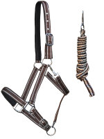 Euroriding Halfter und Strick Set PONY navy
