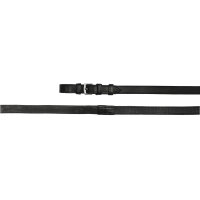 Waldhausen Gummi/Lederzügel X-Line WB schwarz