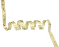 happyROSS Geschenkband Pferde gold