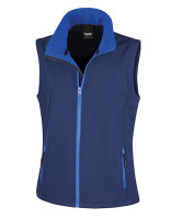 Ladies Softshell Weste L navy