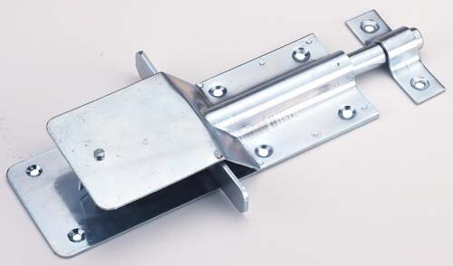 Kerbl Stallriegel Schnappverschluss silber