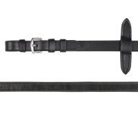 Waldhausen Trensenzügel Leder WB schwarz