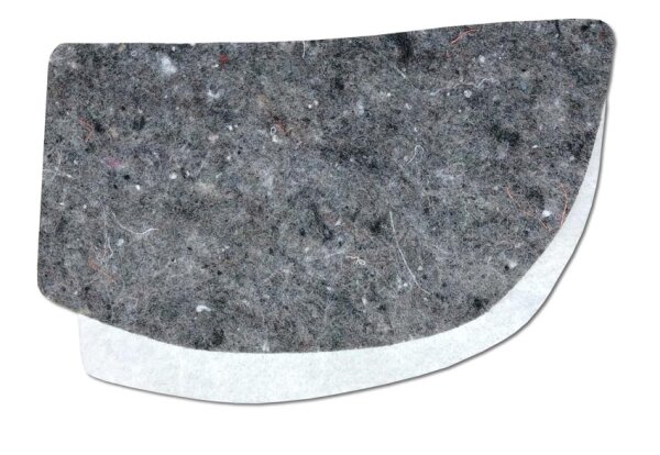 Sattlerei Büttner Pad-Einlagen hinten für Christ 4 mm grau