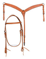 Westernimports Harness Set UNI hellbraun
