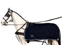 Ideal Equestrian Fleece Fahrdecke WB navy