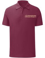Poloshirt Sachsen/Thüringen S tailliert bordeaux