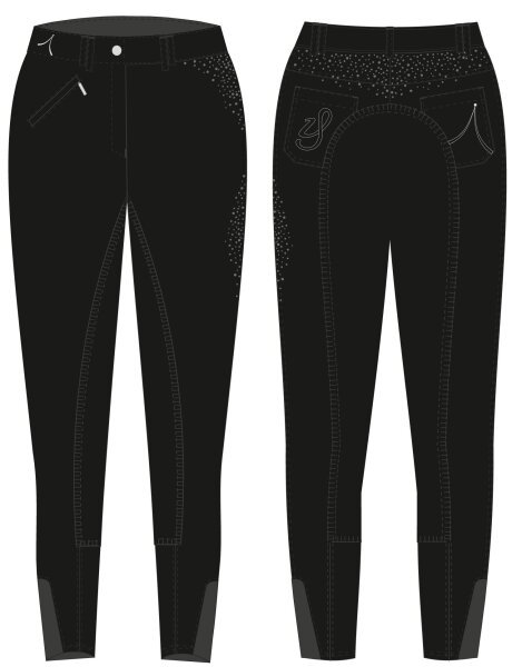 Imperial Riding Reithose Snowfall 72 navy