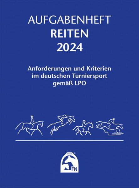 FN-Verlag Aufgabenheft ReitenNation.2024 navy