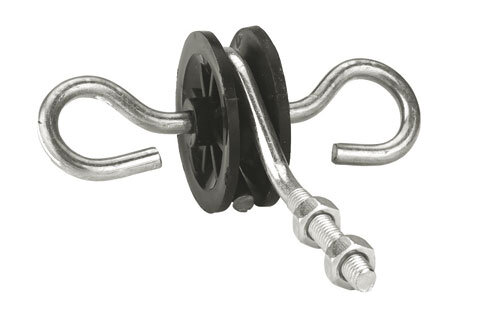 AKO Torgriffisolator metrisch 6 MM silber