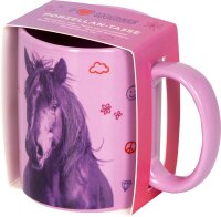 Coppenrath Porzellan Tasse Love I Love Horses