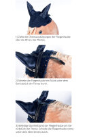 HKM Fliegenhaube Hobby Horsing Print