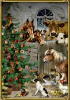 Coppenrath A4 Wand-Adventskalender Weihnacht im Stall