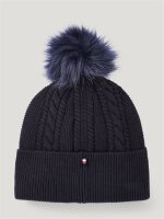 T.Hilfiger Perry Pompom Beanie