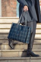 Eskadron Bouclé Shopping Tasche navy